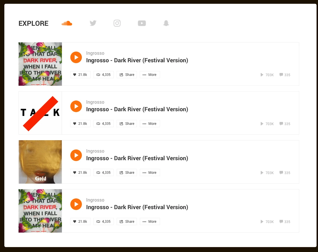 Listen before the show