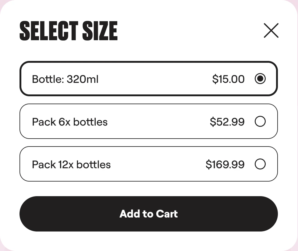 Choose a drink