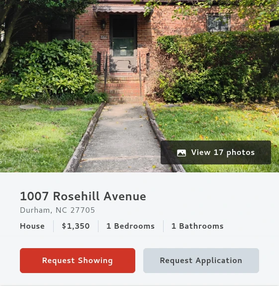 Request a showing
