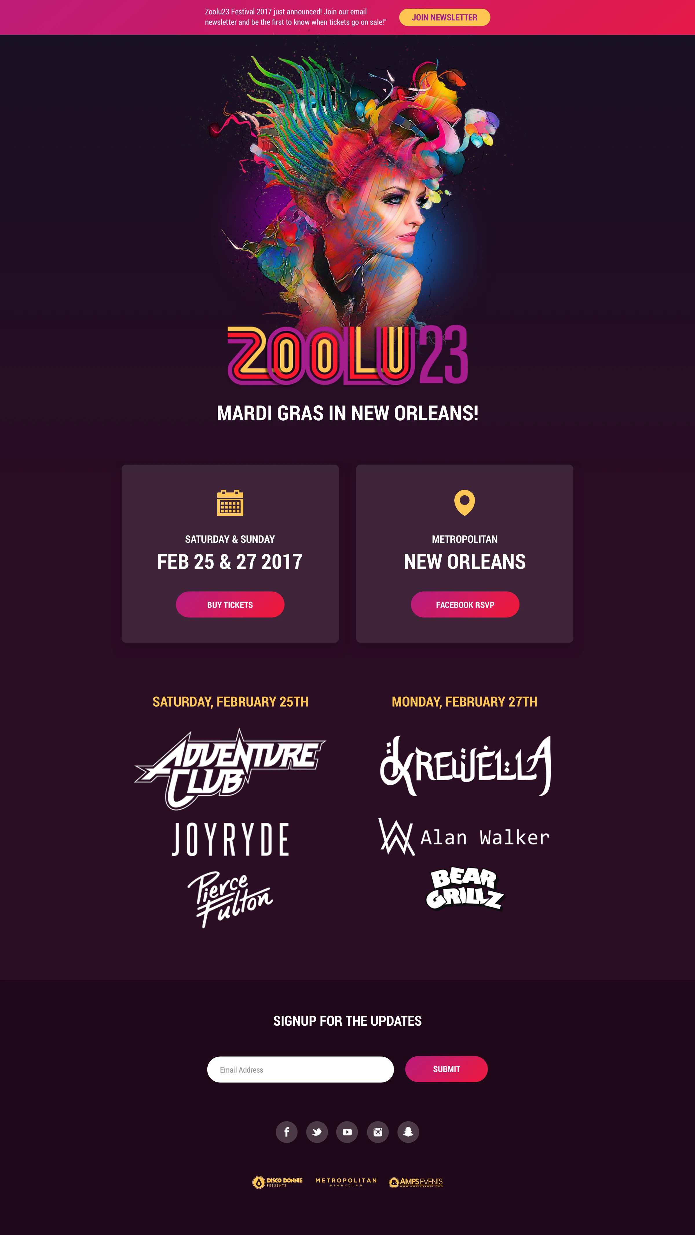 Meet the lineup