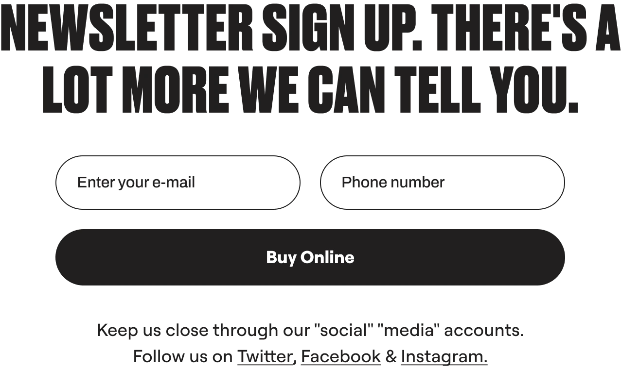Stay in the loop