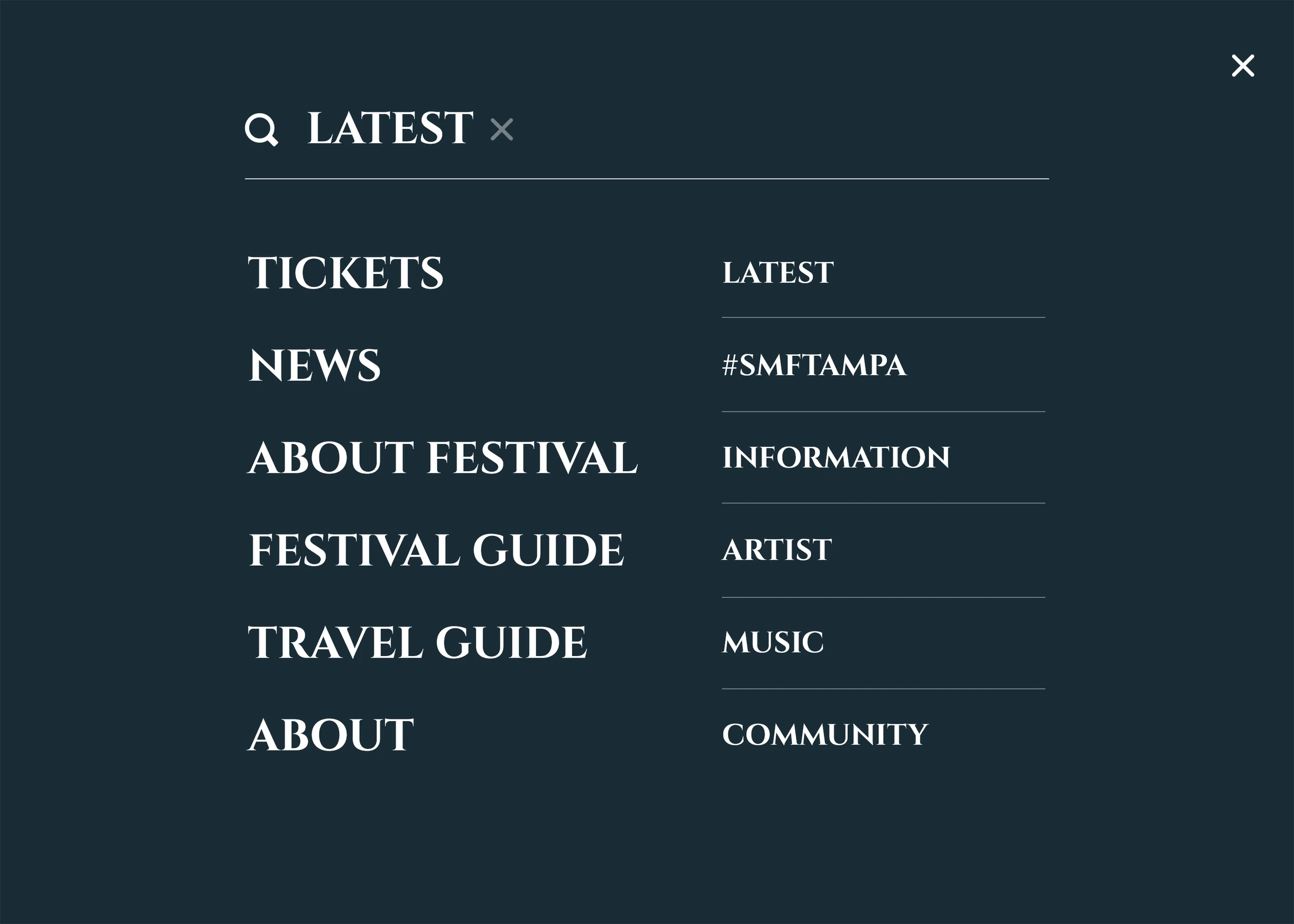 Explore the festival