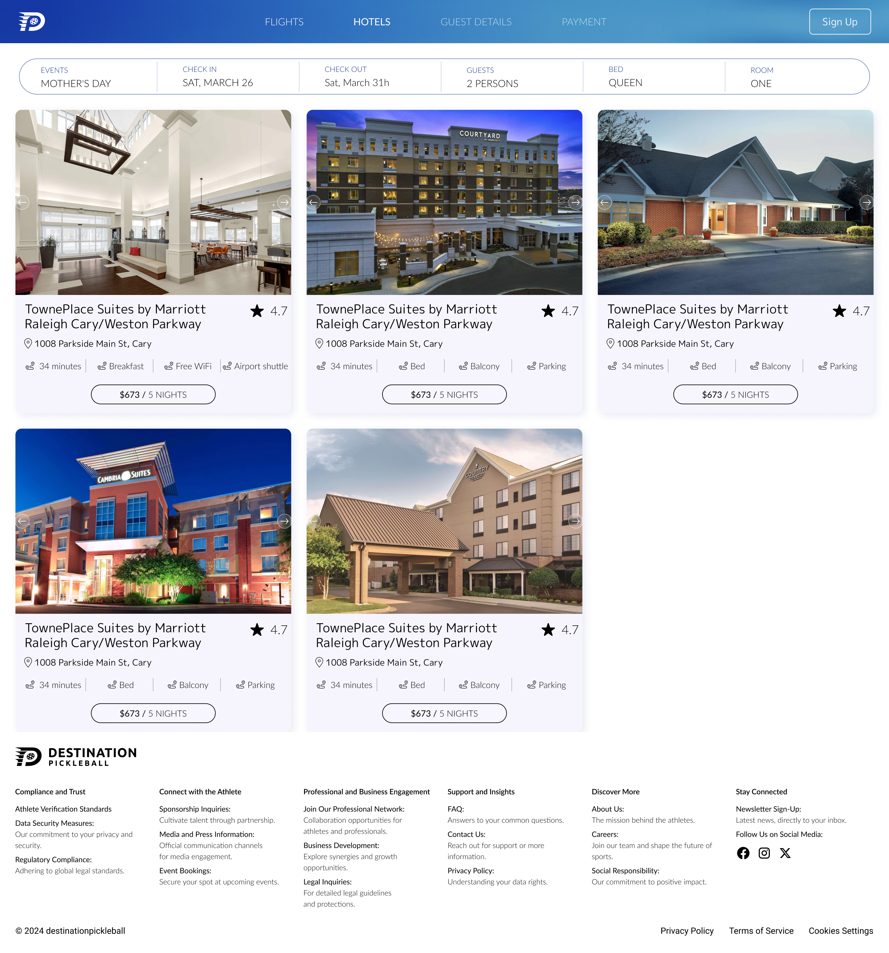 Find a stay near the action