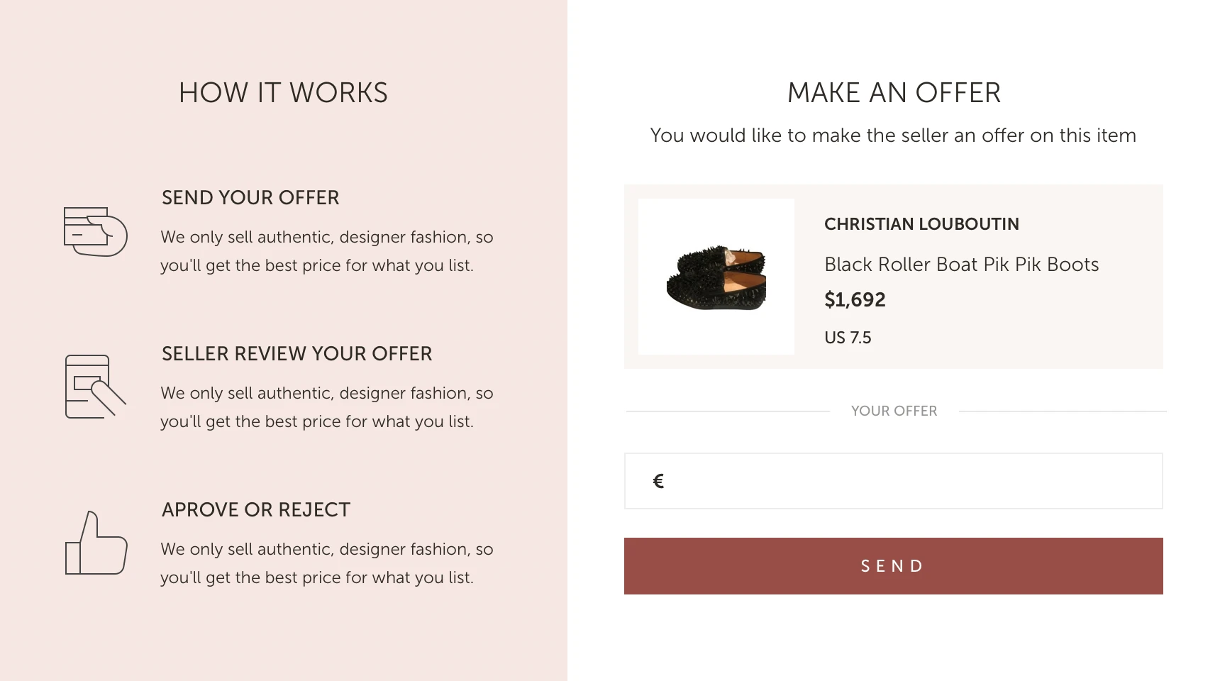 Make an offer