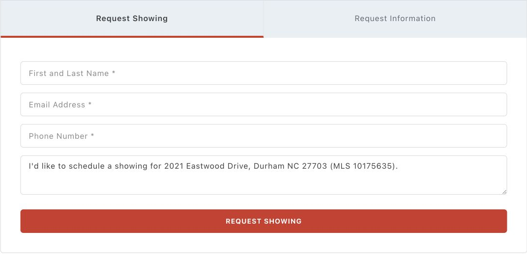 Book a property showing