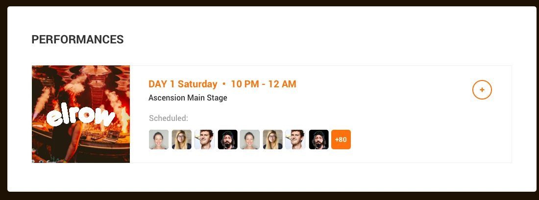 Add a set to your schedule